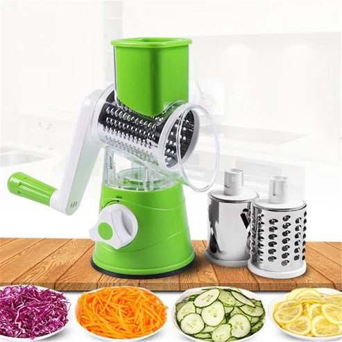 3-in-1 Rotary Vegetable Grater